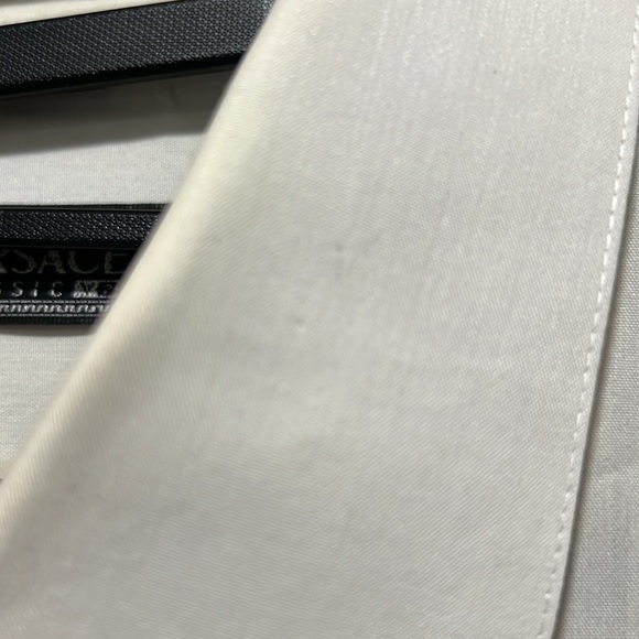 Versace Classic V2 Shirt Vintage Dress Button Down White Embroidered 17 Short - Picture 6 of 11